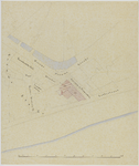214631 Plattegrond van het gebouwencomplex van de Hiëronymusschool (Kromme Nieuwegracht) met omliggende straten, ...